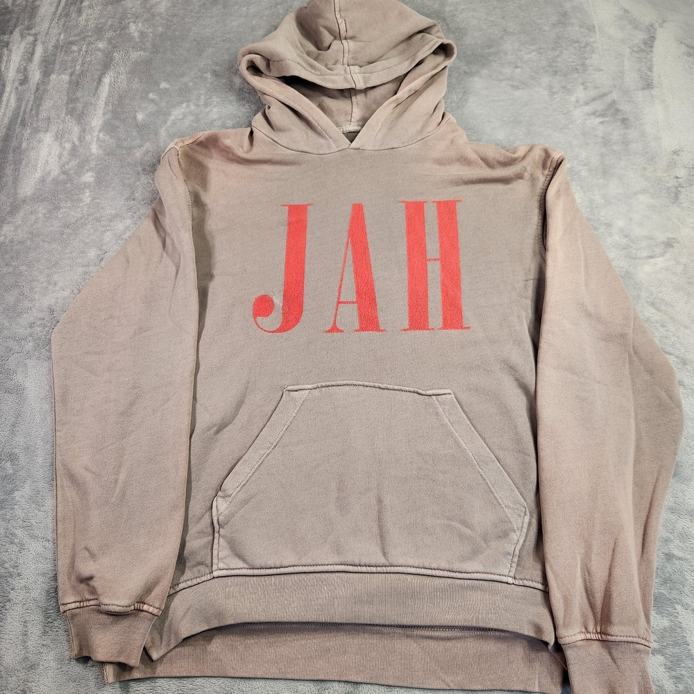 Alchemist Hoodie Mens Medium Brown JAH Rock The Cabbah 2018 M USA Graphic